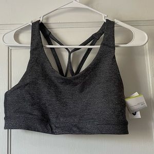 Old Navy Strappy Sports Bra | NWT | Gray | Medium